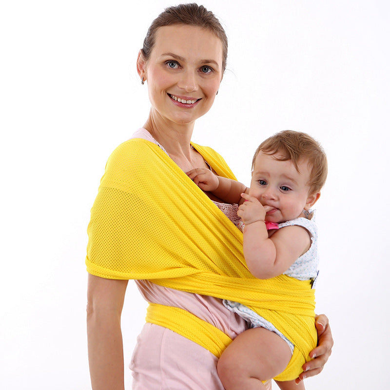 Horizontal embrace baby sling