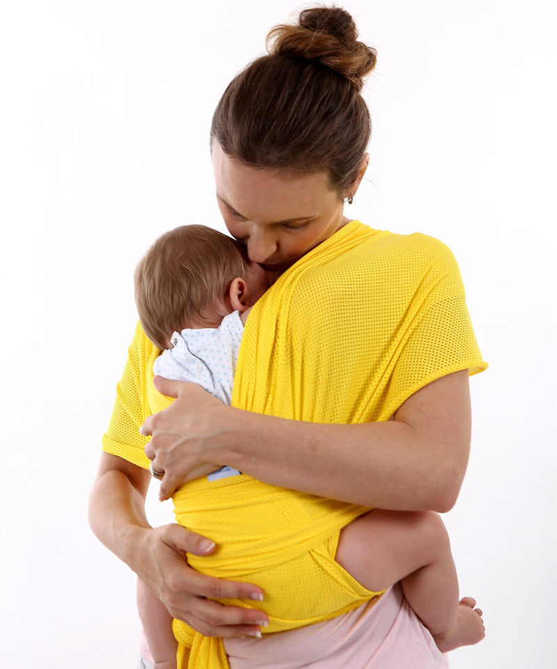 Horizontal embrace baby sling