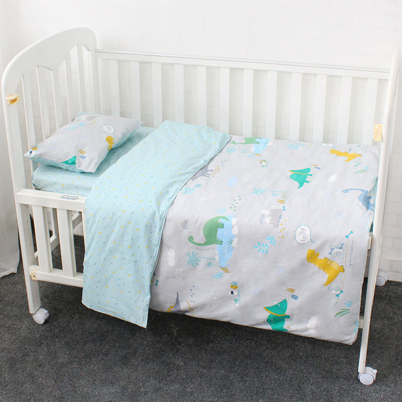 Three-piece baby bedding set